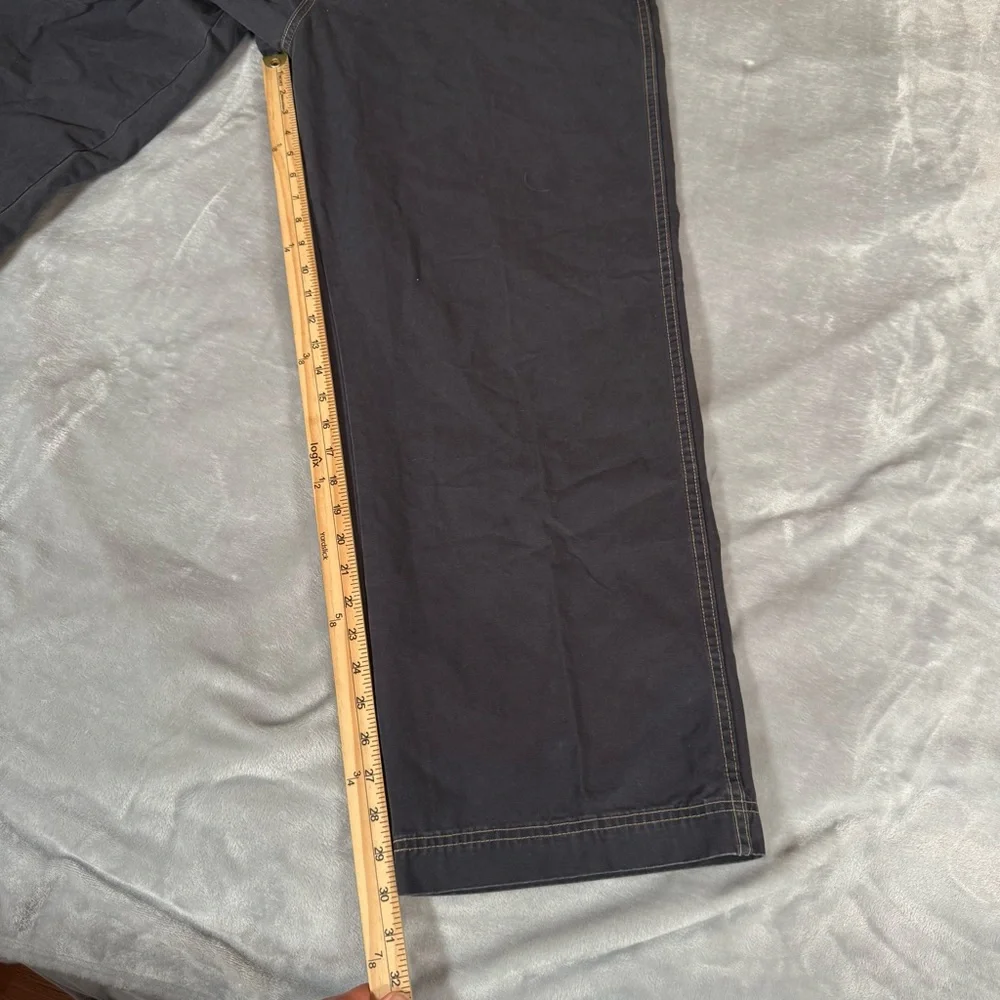 Vintage Old Navy Painters Jeans Mens Size 40x30 (Fits 38x30) Canvas Gray READ!
